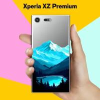 Силиконовый чехол на Sony Xperia XZ Premium Горное Озеро / для Сони Иксперия Икс Зет Премиум