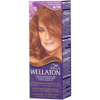 Wella Крем-Краска для волос стойкая Wellaton, 8/74 Шоколад с карамелью