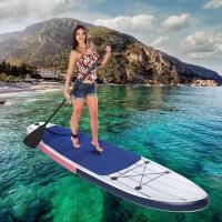 Доска SUP надувной 335х86х15 см, двойной ПВХ, в сумке с насосом, веслом и лиш, 140 кг