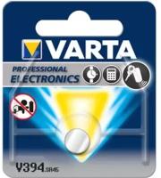 Батарейка для часов Varta V394 SR45 1.55V, 84mAh, 9.5x3.6mm, в блистере 1шт