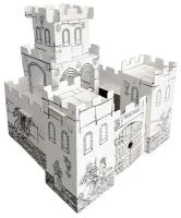 Картонный домик-раскраска "Рыцарский замок"