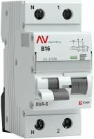 Дифференциальный автомат DVA-6 1P-N 16А (B) 30мА (A) 6кА EKF AVERES