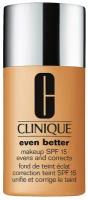 Clinique Тональный крем Even Better Makeup Broad Spectrum, SPF 15, 30 мл, оттенок: WN 38 Stone