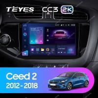 Штатная магнитола Teyes CC3 2K 4/32 Kia Ceed 2 JD (2012-2018)