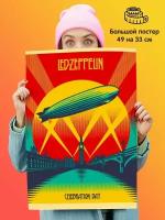 Постер плакат Led Zeppelin Лед Зеппелин