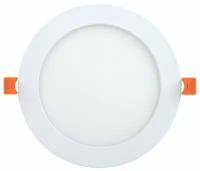 Светильник Downlight (LED) 18Вт 1260лм 6500К IP20 бел 225x23мм круг IEK