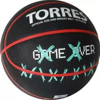 Мяч баскетбольный TORRES Game Over, накаченый