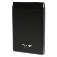 Внешний аккумулятор Qumo PowerAid, 5000 мАч, 2 USB, 2.4 А, USB/Type C, черный