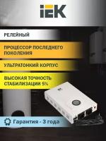 Стабилизатор напряжения однофазный IEK Slim 2кВА (IVS22-1-002-09) 2000 Вт 220 В