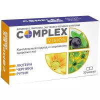 Complex Vision лютеин+ черника+рутин капс., 30 шт., черника