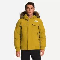 Пуховик The North Face, размер XL (52-54), горчичный