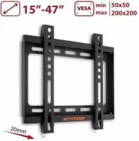 Кронштейн для ТВ Arm Media STEEL-5 black ( max VESA 200 x 200, настенный, фиксированный, max 35 кг) (10156)