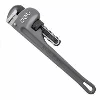 Трубный ключ Стиллсона облегченный Deli DL105014 320мм (ширина захвата 48мм, алюминиевый сплав + CrMo)