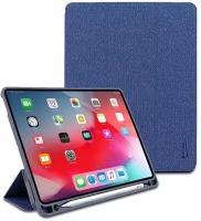 Чехол G-Case iPad mini 4 / mini 5 с держателем для Apple Pencil тройное сложение синий Denim Roadster Plus