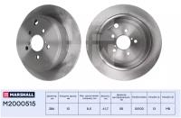 M2000515 MARSHALL Диск тормозной | зад |