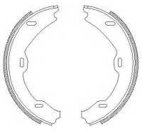 Комплект тормозных колодок стояночная тормозная система