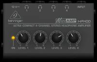 Усилитель для стереонаушников 4-канальный Behringer Microamp HA400