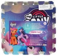 Коврик-пазл Играем вместе My little pony, FS-MLP-2, фиолетовый, 31.5х31.5 см, 8 элементов