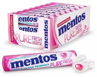 Жевательная резинка Mentos Pure Fresh вкус Тутти-Фрутти, 24 шт по 15,5 г