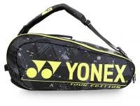 Чехол 4-6 ракеток Yonex 92026EX Pro Black/Yellow