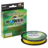 Плетеный шнур Power Pro PowerPro d=0.19 мм, 135 м, 13 кг, hi-vis yellow