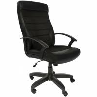 Кресло руководителя Easy Chair VT_EChair-639 TPU ткань/к/з черный/черный, пластик