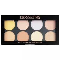 Makeup Revolution Хайлайтеры, палетка для стробинга Ultra Strobe and Light Palette