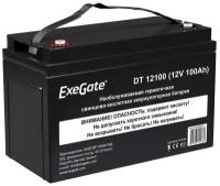 Аккумуляторная батарея ExeGate DT 12100 (12V 100Ah, под болт М6) EX282985RUS