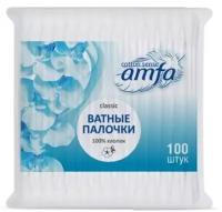 Ватные палочки AMFA пакет, 100 шт