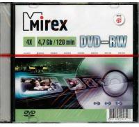 Диски Mirex DVD-RW Slim Case (1 шт.) 4.7 Gb 4x (UL130032A4S)