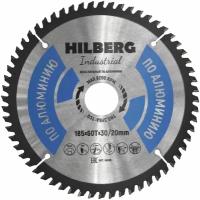 Диск пильный по алюминию Hilberg Industrial HA185 185*30/20*60Т