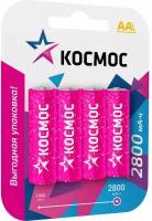 Космос Аккумулятор R6 2800mAh Ni-MH 4 на блистере KOCR6NIMH2800mAh4BL