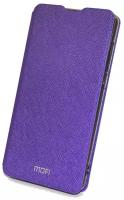 Чехол-книжка MyPads для OUKITEL C4 водоотталкивающий с мульти-подставкой на жесткой металлической основе фиолетовый