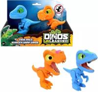 Фигурки Funville Dinos Unleashed Shake'n Snap Dinos, 2 шт