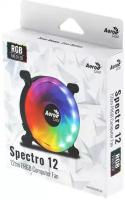 Вентилятор Aerocool Spectro 12 120x120mm 4-pin (Molex)20dB 140gr LED Ret