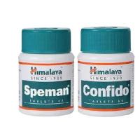 Спеман Хималая + Конфидо Хималая (Confido + Speman Himalaya) При мужской сексуальной дисфункции, афродизиак, мужского бесплодия, 60 таб.+ 60 таб