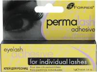 Farres Водостойкий клей Permalash Adhesive для накладных пучковых и ленточных ресниц, черный