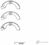 Колодка KASHIYAMA K7747