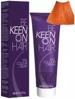 KEEN Be Keen on Hair крем-краска для волос XXL Colour Cream, 7.43 Mittelblond Kupfer-Gold, 100 мл