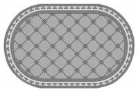 Ковер-циновка Люберецкие ковры Эко 77022-55 овальный, 1,2 x 1,7 м
