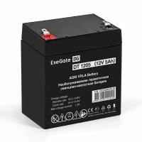 Аккумуляторная батарея ExeGate DT 1205 (12V 5Ah, клеммы F1) EX285964RUS