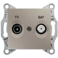 SEDNA TV/SAT розетка оконечная, 1dB, титан SCHNEIDER ELECTRIC SDN3401668 (1 шт.)