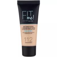 Maybelline New York Тональный крем Fit Me, 30 мл, оттенок: 112 Теплый бежевый