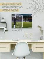 Постер Футбол Футбольные ворота Газон Поле