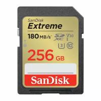 Карта памяти Sandisk Extreme SDXC UHS-I Class 3 V30 180/130MB/s 256Gb (SDSDXVV-256G-GNCIN)