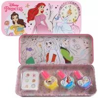 Набор детской декоративной косметики для ногтей в пенале Markwins Disney Princess косметика для детей Принцесса Дисней 1580345E