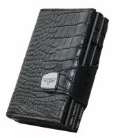 Кошелек двойной TRU VIRTU CLICK&SLIDE Croco Black DB-cr-black