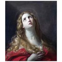 Репродукция на холсте Святая Мария Магдалена (Saint Mary Magdalene) Рени Гвидо 40см. x 47см