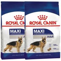ROYAL CANIN MAXI ADULT для взрослых собак крупных пород (15 + 15 кг)
