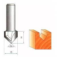 Фреза пазовая V-образная 8х16х16 - 90° СТФ-1004